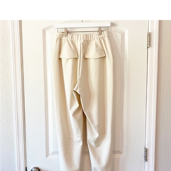 ZARA Power Stretch Cream Utility Jogger Pants - Picture 8 of 12